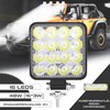 LED Work Light 12 V Aluminium ABS 48 W 16