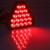 jose2015 1PCS Triangle Car Rear Brake Light Red,Universal 12V Auto