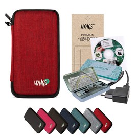 CALCUSO Accessory Streber Pack Red Compatible with Graphing Calculator TI 84 Plus CE-T (Python)