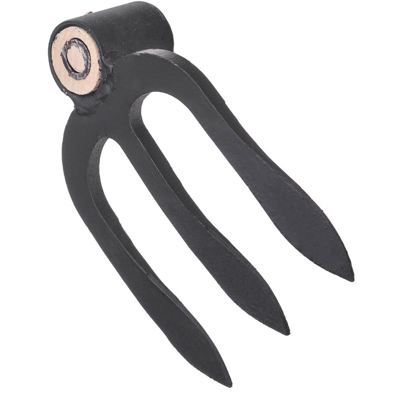 KADAX 3 Prong Potato Hoe Garden Hoe Forged Steel Manure