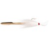 Bomber Lures Jig-N-Eel Striper Jig, Blanco, 3 onzas