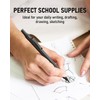 Nicpro 45PCS Black & Silver Metal Mechanical Pencil Set in