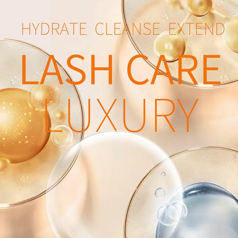 500ml Lash Shampoo Bulk, High-Purity Eyelash Cleanser for Extensions, Safe
