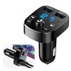 FM Transmitter Auto Bluetooth 5.0, 5V 3.1A Schnelles Autoladegerät Zigarettenanzünder,