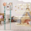 Seposeve 4 Pak Pacifier Holder Clips, Keeps Pacifier Clean, Soft