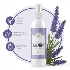 Tónico Facial De Lavanda Hidratante Facial 500 Ml Productos Mart Mexico