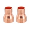 PATIKIL 3/4" to 1/2" ID Copper Reducer, 2pcs 99.9% Pure