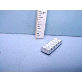 Reynold's Metal Miniatures Miniature Eggs in Metal Tray #F14 Reynold"s Painted Metal 1/12th Sc