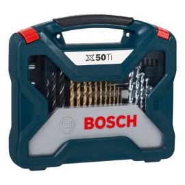 Set Puntas y Brocas en Titanio Bosch X-Line 50 und.