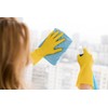 SteadMax 3/6 Pairs Cleaning Gloves, Reusable Natural Rubber Dish Gloves,
