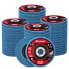 EZARC Flap Discs 80 Grit, 4 1/2 x 7/8-Inch Flap