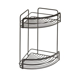 METALTEX Eckregal 2-Etg RINCONERA BAÑO 2 Alturas Origin Lava, Detailed in The Description, schwarz, 20 x 20 x 30 cm