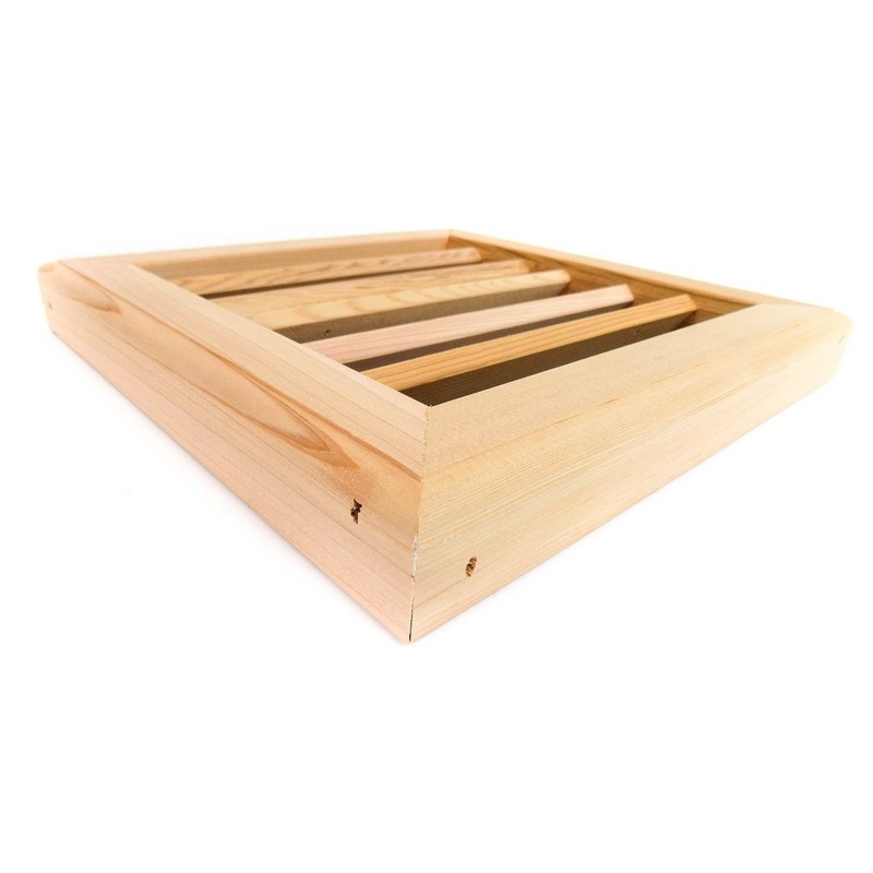Miller Shingle Square Clear Cedar Vent, Flush Mount - 12