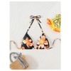 Milumia - Parte superior de bikini reversible floral para mujer,