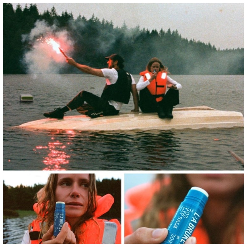 L:A Bruket Lip Balm 14g, Type:Almond Coconut