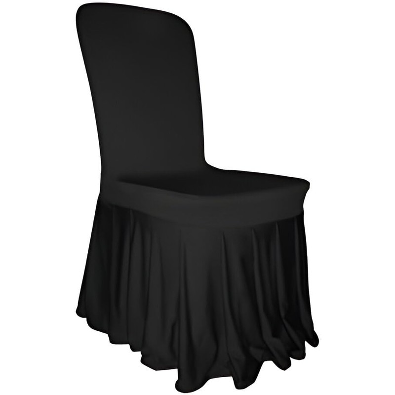 Linen 1 Pcs Spandex Skirt Chair Covers Wedding Christmas Party