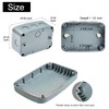 NineLeaf Outdoor Junction Box,IP66 Weatherproof Electrical Project Boxes PVC/ABS Plastic