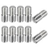 uxcell 10Pcs M5 x 12mm Slotted Cylindrical Pin 304 Stainless