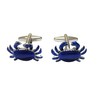 Kiola Designs Blue Crab Cufflinks