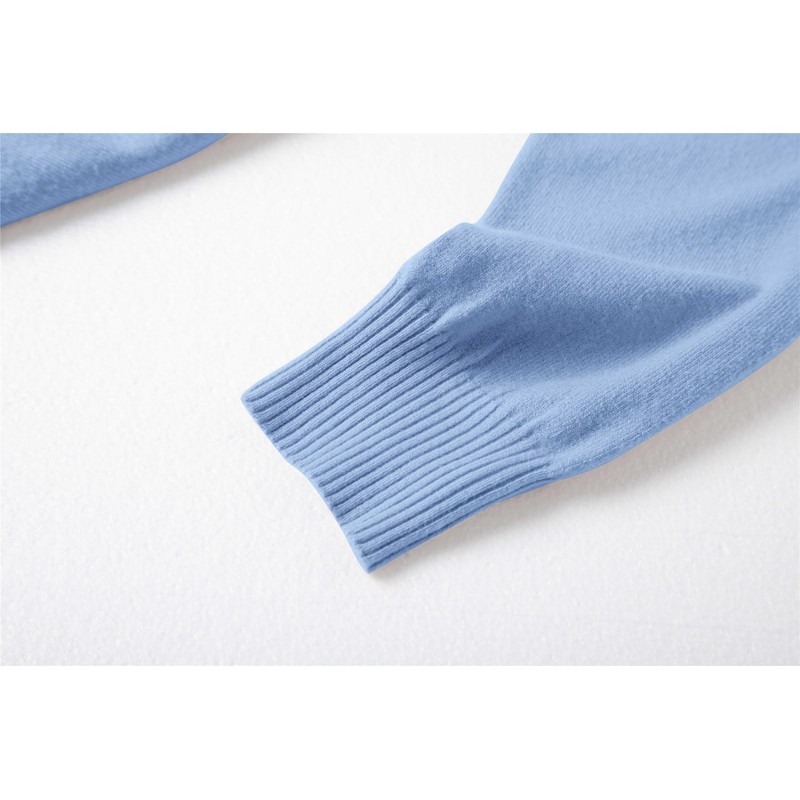 SANGTREE Jersey de Punto de Mezcla de Cachemira para Mujer,