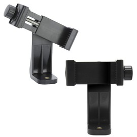 LS Photography [2-Pack] Angle Adjustable 360 Degree Smart Phone Holder, Spring Clip Mounting Adapter, Universal Cell Phone Tripod Adapter for All Phone Types, LGG610