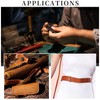 BENECREAT Leather Tape, Roll, Lychee Pattern, Single Sided Leather, Synthetic
