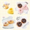 USHXVG 2Pcs Donut Molds with Dip Tongs, Hollow Bread Mold,