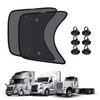 KUST Upgraded 2PCS Side Window Sun Shade for Semi Truck,