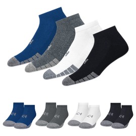 KOPNHAGN Men's Breathable Ankle Socks for Running, Gym, Training, for Men & Women Low Cut Socks, Pack of 4, UK Size: 5-8