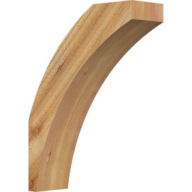 Ekena Millwork BRC04X12X16THR00RWR 4"W x 12"D x 16"H Thorton Rough Sawn Knee Brace, Western Red Cedar