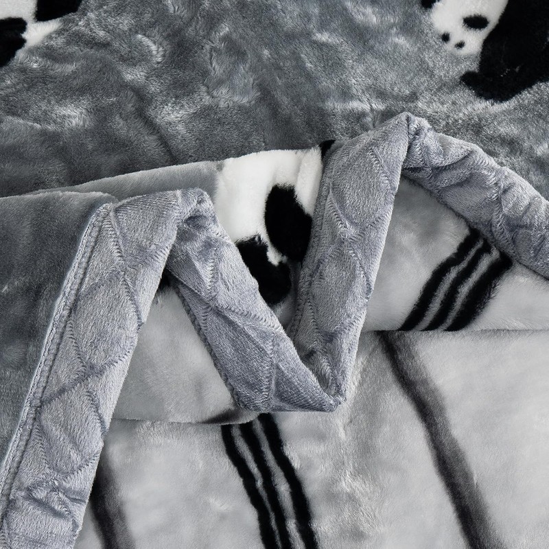 LGYKUMEG Heavy Korean Mink Blanket 71"X87", Fleece Plush Blanket for