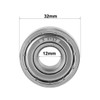 sourcing map Deep Groove Ball Bearing 6201Z Double Shield 12