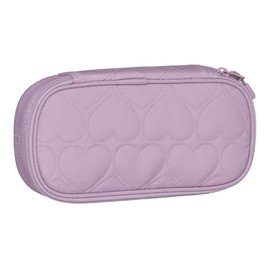 Beckmann Oval Pencil Case Sport Junior Padded Hearts, Padded Hearts, Pencil case