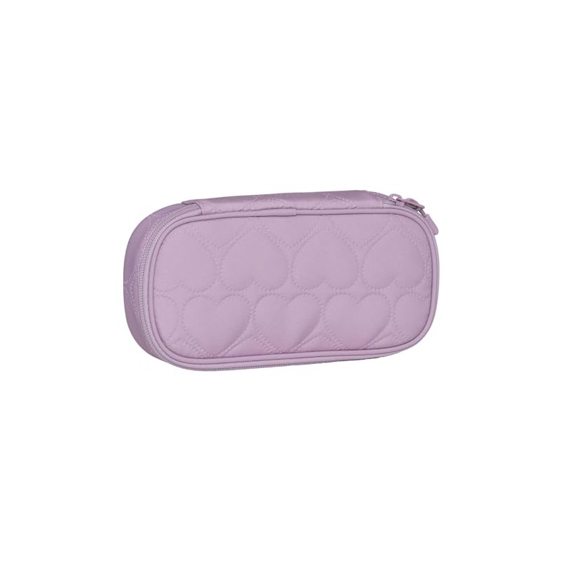 Beckmann Oval Pencil Case Sport Junior Padded Hearts, Padded Hearts,