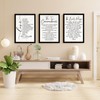 Christian Wall Art Set of 3, Bible Wood Prints -