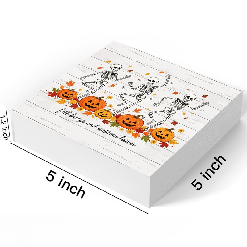 Funny Fall Halloween Pumpkin Sign Home Office Decor Autumn Decorations