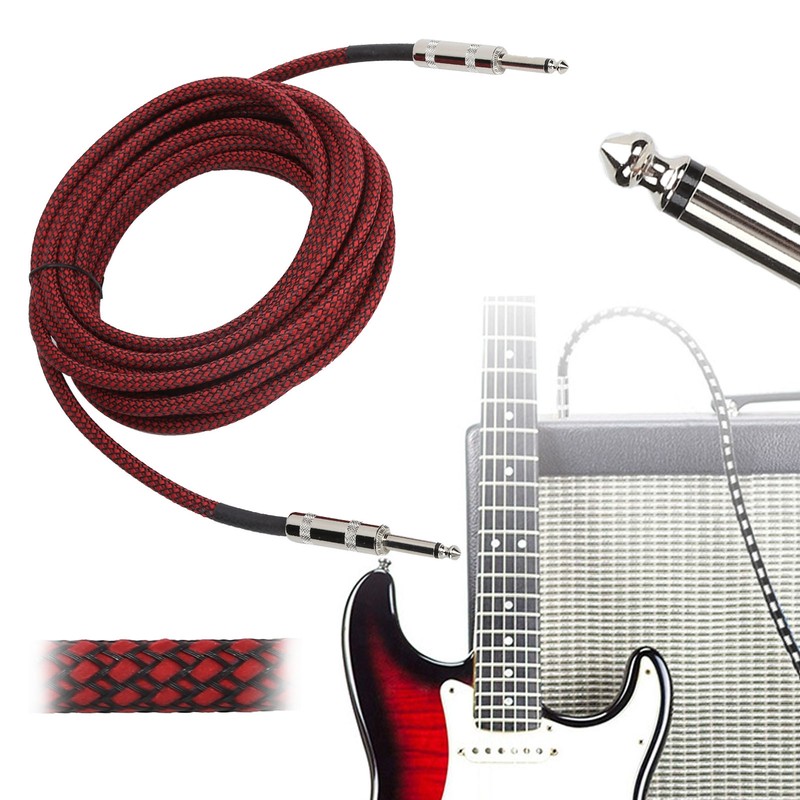 JORINDO 6.35mm Guitar Cable Low Noise Musical Instrument Amp Cord