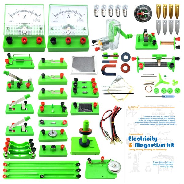 EUDAX School Physics Labs Basic Electricity Discovery Circuit and Magnetism