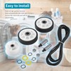 12001541 303373K Dryer Drum Roller Kit, Dryer Drum Support Roller