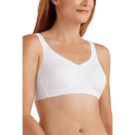 AMOENA Women's Mona Molded Wire-Free Bra, White, 34D