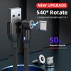 540 Degree Rotating 3 in 1 Magnetic Cable Fast Charging