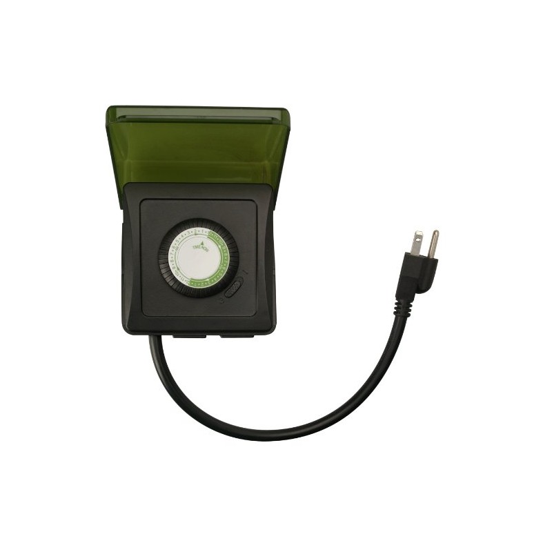 Woods 50012WD Outdoor 24-Hour Heavy Duty Mechanical Plug-In Timer; 2