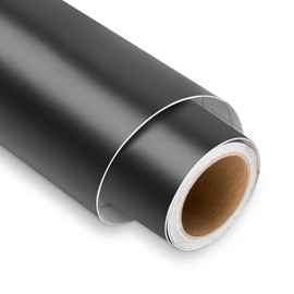 Lya Vinyl Matte Black Permanent Vinyl Roll, 12" x 6 FT Vinyl for Matte Black Adhesive Roll for Cutting Machine, Mug, Cup, Window & Home Decal