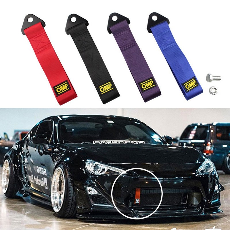 QOONESTL 8-12 MM Racing Car Trailer Sport Rope Towing Strap