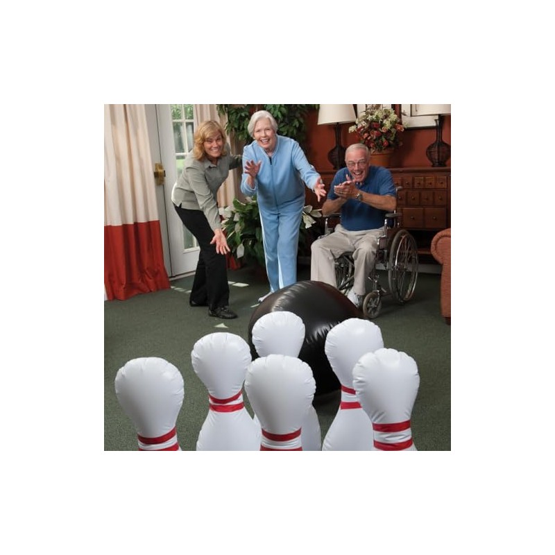 S&S Worldwide Jumbo Inflatable Bowling Set
