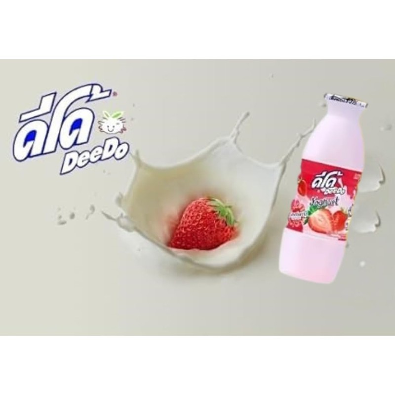 Deedo Strawberry Flavour Juice with Yogurt 150 ml 6 Pack