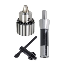 1-32" - 1/2" Drill Chuck, R8-B16 Super Heavy Duty Drill Press Chuck with K32 Chuck Key (1-33MM)