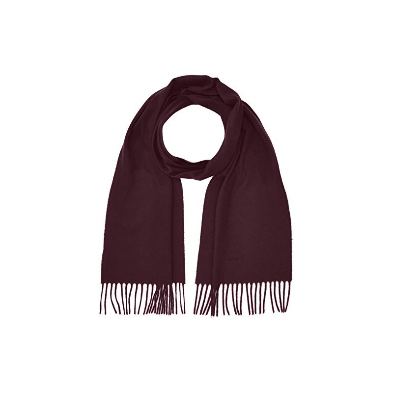 GANT Herren SOLID Lambswool Scarf Schal, Purple FIG, ONE Size