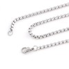 DonDon Men's Necklace 52 cm with Elephant Lucky Pendant Stainless
