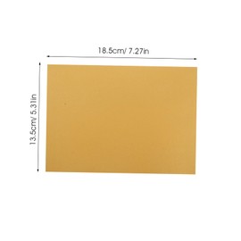 Operitacx 50pcs Pearlescent Paper Greeting Card Envelope Greeting Cards Manila Envelopes Envelops Invitation Paper Mailing Envelopes Letter Size Plain White Envelopes Pearl Paper Golden